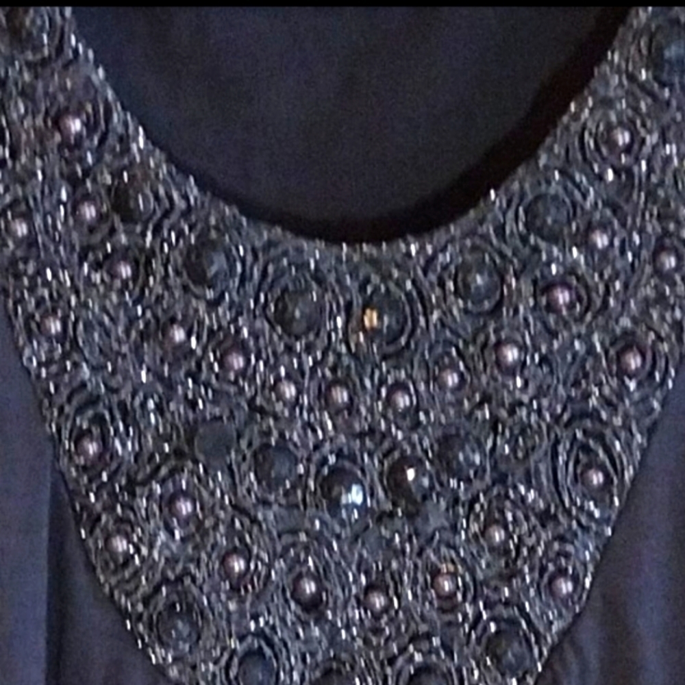 𝅺AGENDA Beaded Jersey Top